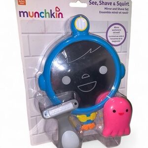 Munchkin See, Shave & Squirt Bath Set - Blue and Pink